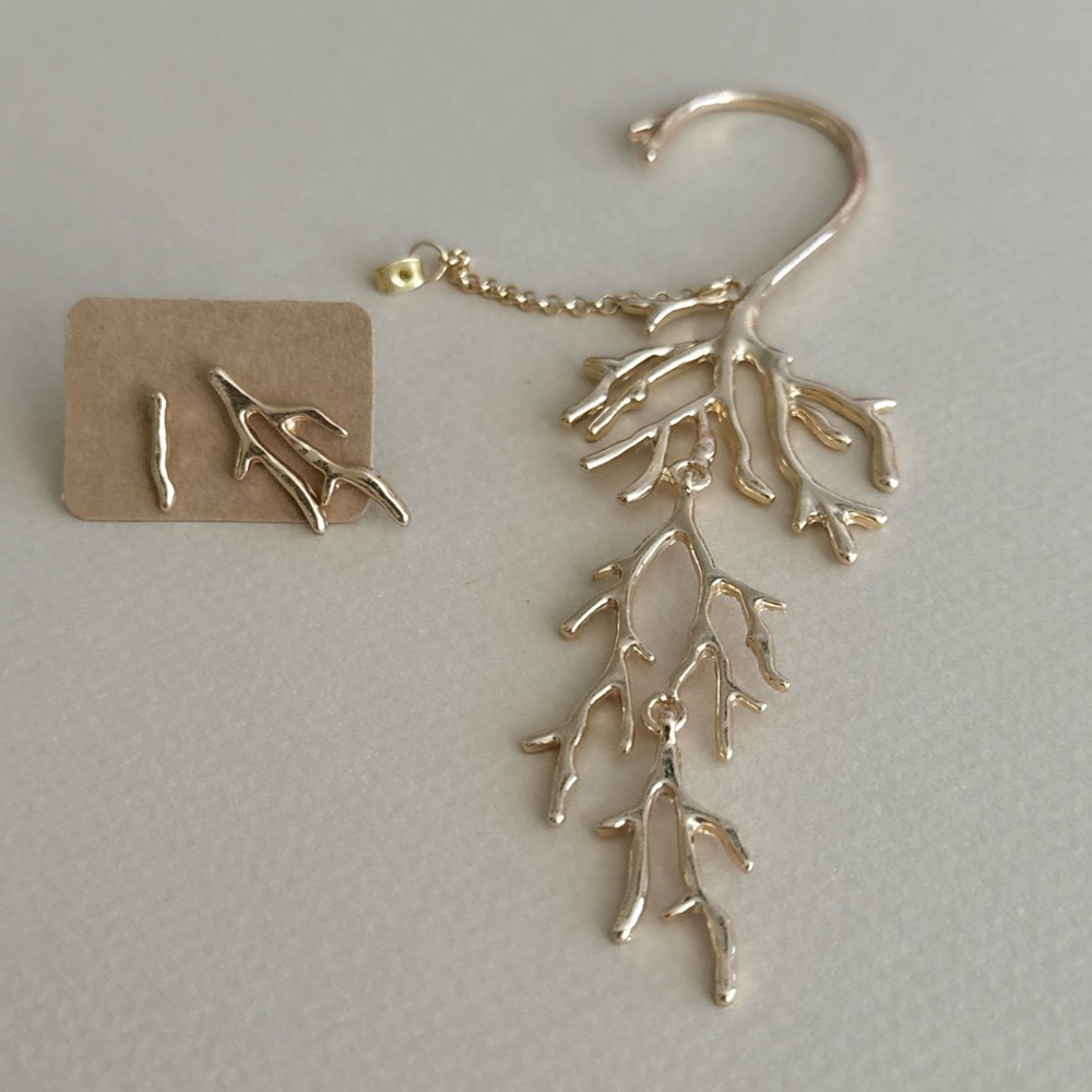 Branch Earrings N1765 - Picture 4 of 6